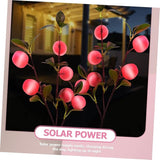 VICASKY Led Lights for Outside Decorative Garden Stake Lights Auto Off Solar Pathway Lamp Apple Shape Ground Stake | Lumora
