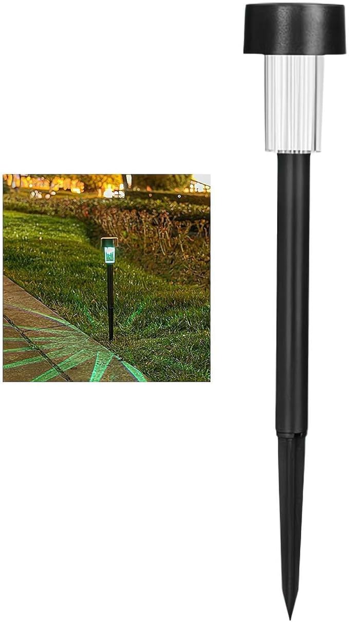 Solar Outdoor Lights,Solar Lights Outdoor Waterproof,11.6 Inch Solar Stake Lights for Pathway,Auto On/Off Solar Yard Lights for Lawn Patio Walkway Driveway Decor Landscape Lighting (multicolor 1pc)