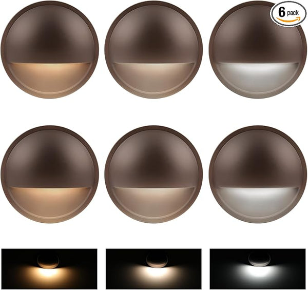 Low Voltage Deck Lights Outdoor, 12V LED Low Voltage Post Fence Stair Lights Wired Outdoor with Connector, 3W LED | Lumora
