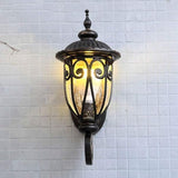 European Retro Outdoor Wall Lamp,Fashion Garden S Lantern Down Light,Waterproof Patio Lighting Sconce, Balcony | Lumora