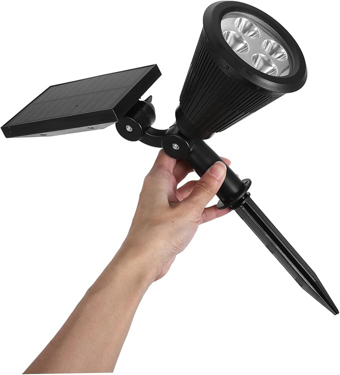 Kisangel Outdoor Solar Lights Lighting Modes Solar-Powered Spotlight Landscape Lighting Led Landscaping Lights for | Lumora