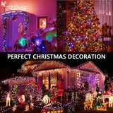 BHCLIGHT 100FT 2000LED Cluster Christmas Lights with Remote, Multicolor