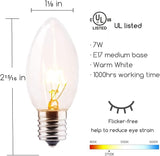 Brightown 100 Feet C9 Bulb String Lights Outdoor Clear Christmas Lights Green Wire for Outdoor Patio Room Party | Lumora