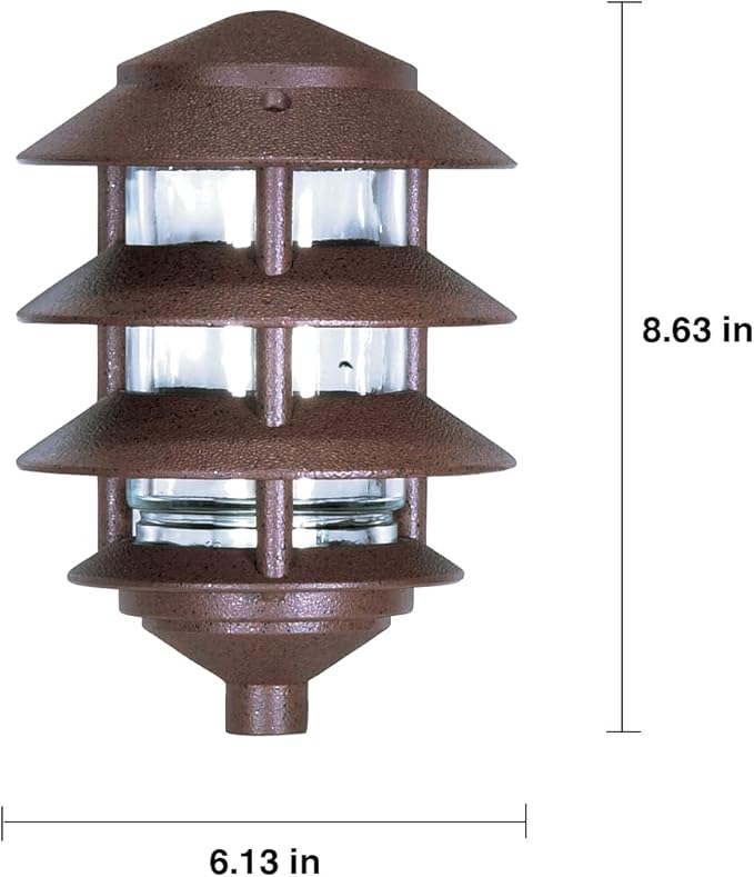 Nuvo Lighting SF76/633 Transitional One Light Post Mount in Bronze/Dark finish - Outdoor Path Light | Lumora