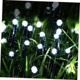 Eco-Friendly Solar Led String Lights Beads Outdoor Lighting Patio Deck Decor for Christmas Wedding Parties | Lumora