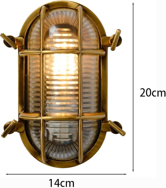 Outdoor Wall Light European Waterproof Anti-Rust Die-Cast Aluminum Frame Clear Glass Shade Exterior Wall Sconce | Lumora