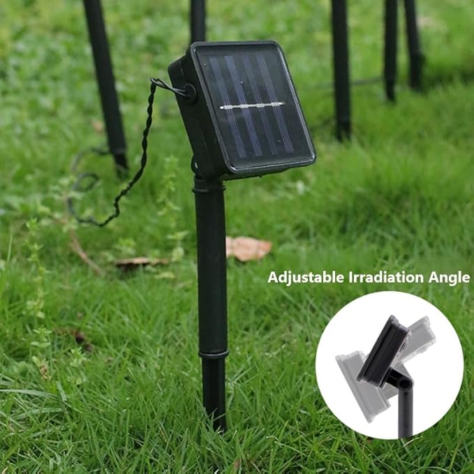 Solar Skeleton Garden LED Stake Lights for Halloween Decorations Outdoor Waterproof Halloween Yard Stake Lights 1Set of 5Pack for Garden Patio Yard Pathway Grave (Skeleton)