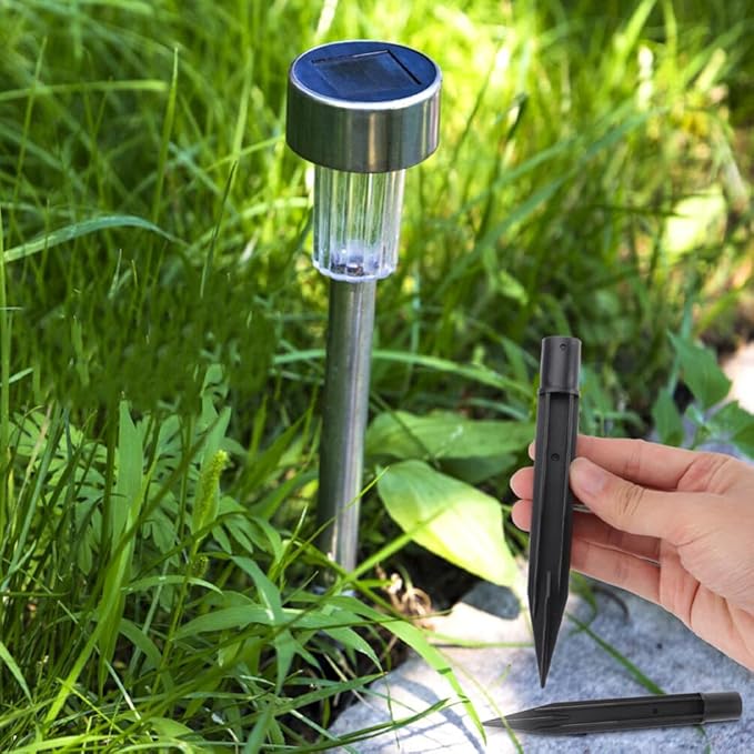 Solar Light Replacement Stakes with Extension Tubes and Connectors for Outdoor Landscaping Path Lights | Lumora