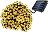 Solar Powered LED String Lights Warm White Beads Decorative Outdoor Garden Patio Lawn Fairy Lighting for Wedding | Lumora
