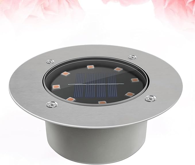 Solar LED Lawn Lamp Waterproof Outdoor Ground Light Solar Pathway Light with 8 LEDs for Garden Yard Landscape | Lumora