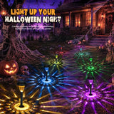 Solar Lights Outdoor Waterproof for Pathway, 8 Pack Color Changing
