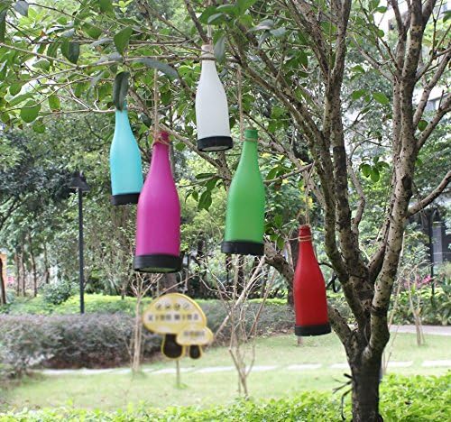Solar Bottle Light Lamp Solar Powered Wine Bottle Lights Hanging Wine Bottle Landscape Lights for Outdoor Garden Yard Lawn Party Courtyard Patio,Pack of 5