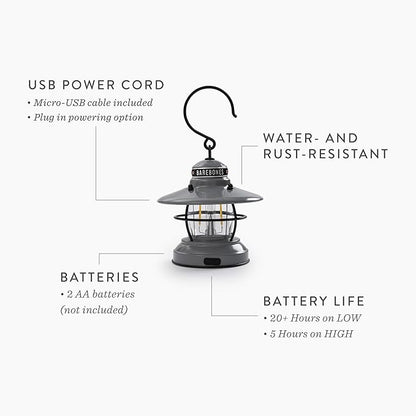 Edison Mini Lantern Red / 3-Pack