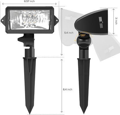 Malibu 18 Watt LED Low Voltage Landscape Floodlight with Optimal Range Wall Spotlights Waterproof Adjustable Light for Garden, Path, Lawn, Patios Security Flood Light 8401-4675-01