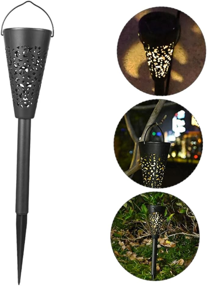 Solar Yard Lights Outdoor Waterproof Solar Garden Path Lights Warm White Landscape Lighting for Lawn Patio Backyard Decoration