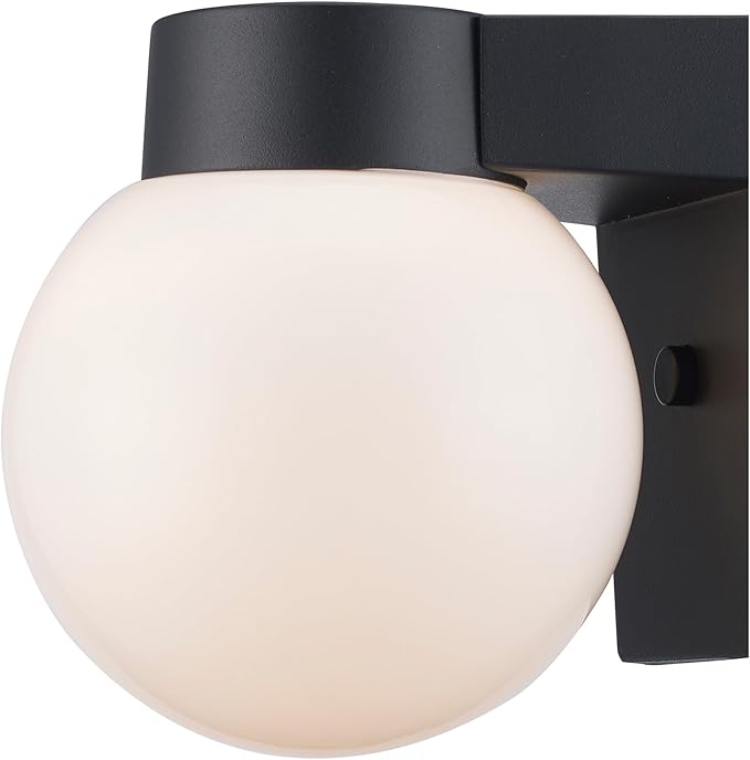 TRANS GLOBE Imports 4800 WH Transitional One Light Wall Lantern from Pershing Collection in White Finish, 7.00 inches