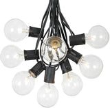 100 Foot G50 Outdoor Patio String Lights with 125 Clear Globe Bulbs – Indoor Outdoor String Lights – Market Bistro | Lumora