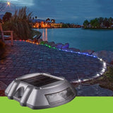 Wokyo 8 Pack Solar Deck Lights IP68 Waterproof Outdoor Solar Driveway Lights, Solar Dock Lights Heat Resistant Step | Lumora