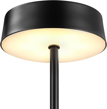 Globe Electric 60000018 12" 1.5W LED Integrated Outdoor Table Lamp, Matte Black, Rechargeable Battery, Micro USB Cable Included, On/Off Touch Switch, Home Improvement, Patio Décor, Outdoor Table Décor