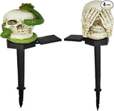 Skeleton LED Solar Light - Spooky Halloween Decoration for Garden, Yard Path, Yard Waterproof Outdoor Solar Light | Lumora