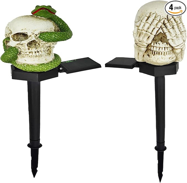 Skeleton LED Solar Light - Spooky Halloween Decoration for Garden, Yard Path, Yard Waterproof Outdoor Solar Light | Lumora