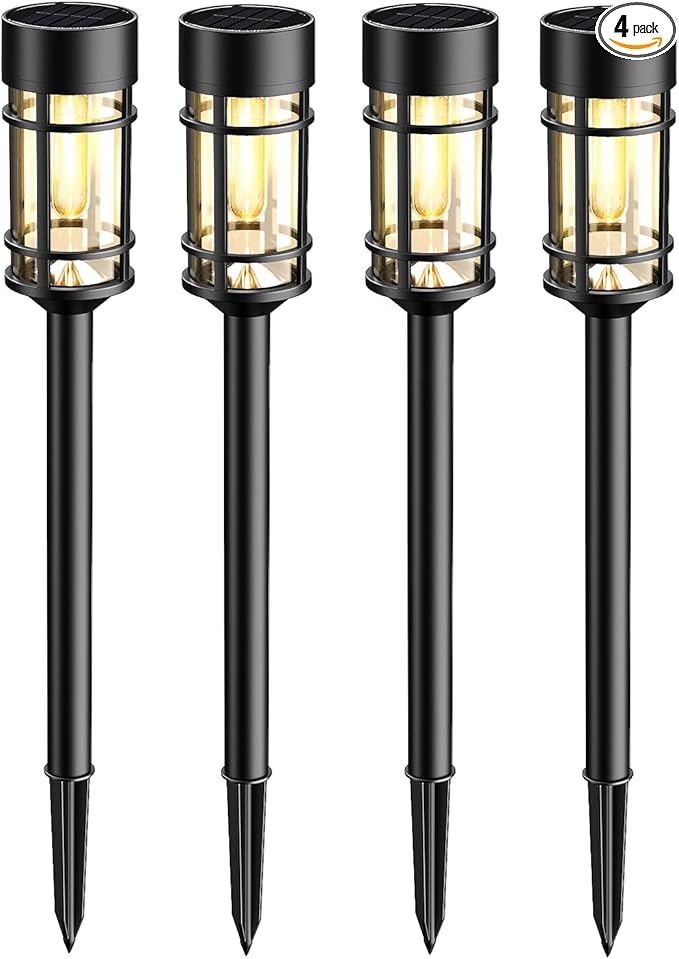 Solar Pathway Lights 4 Pack