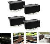 Lurrose Outdoor Led Stair Lights 4 Pack Solar Stair Lamps for Pathway Garden Yard Landscape Waterproof Solar | Lumora