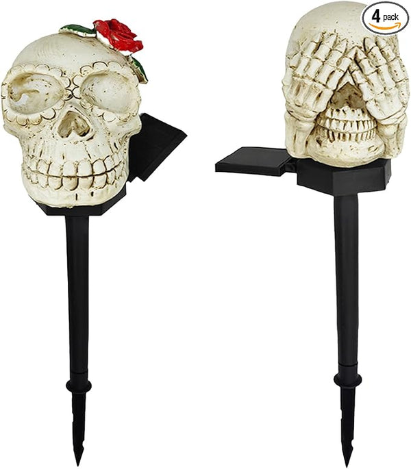 Skeleton LED Solar Light - Spooky Halloween Decoration for Garden, Yard Path, Yard Waterproof Outdoor Solar Light | Lumora