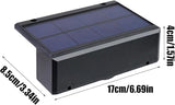 Solar Fence Lights | Automatic Decorative Waterproof Lamp | Stairs Solar Lights - for Outdoor Garden Yard Patio | Lumora