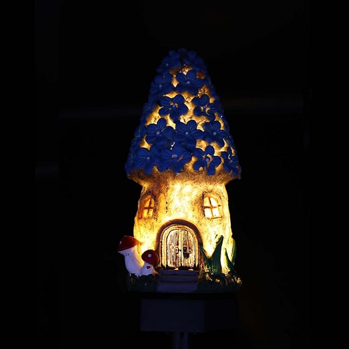 Solar Mushroom Fairy Lights Waterproof Garden Decor – Solar Powered LED Landscape Lights for Lawn, Patio & Yard | 6-12H Runtime (B)