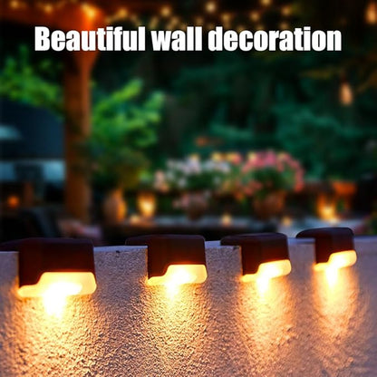 24Pack Outdoor Solar Deck Lights, Solar Step Lights Waterproof Solar Lights, Outdoor Stairs Solar Lights, Outdoor Lights for Deck, Step, Railing, Wall, Patio, Stair and Driveway Path