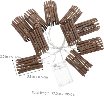 Rattan String Lights Unique Simulation Lantern Lights for Indoor Outdoor Use for Garden Patio Gatherings and Holiday Celebrations Warm Soft Lighting for Cozy