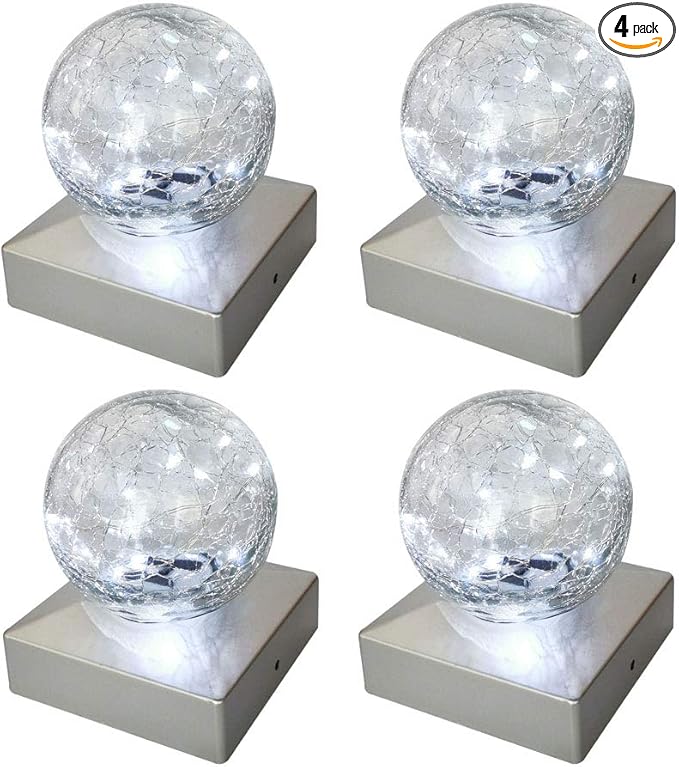 SUNNYPARK Solar Post Lights - Outdoor Post Cap Light for Fence Deck or Patio Garden Decoration- Solar Powered | Lumora