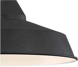 John Timberland Willard Rustic Industrial Farmhouse Outdoor Barn Light Fixture Textured Black LED Gooseneck 8 3/4" | Lumora