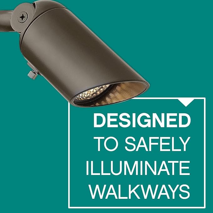 Hinkley Landscape Lighting 1536BZDN Down Light - MR16 LED Bulb Required, Downlighting Installations Only - Bronze + Clear Lens