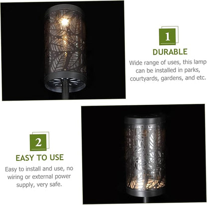 Garden Solar Lights Outdoor Landscape Decoration Leaf Projector Solar Pathway Lights for Outdoor