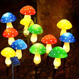 Outdoor Garden Corridor Light, 1-to-8 Solar Mushroom Lights for Outdoor Decoration, Outdoor, 8-Mode Garden Path | Lumora