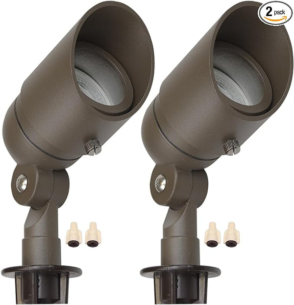 Lumina Lighting® 5W Landscape Lighting 12V Landscape Lights Low Voltage Landscape Spotlights Warm White Waterproof | Lumora