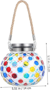 DOITOOL Solar Powered Glass Jar Led Lamp Decorative Hanging Light for Courtyard Garden and Patio Unique | Lumora