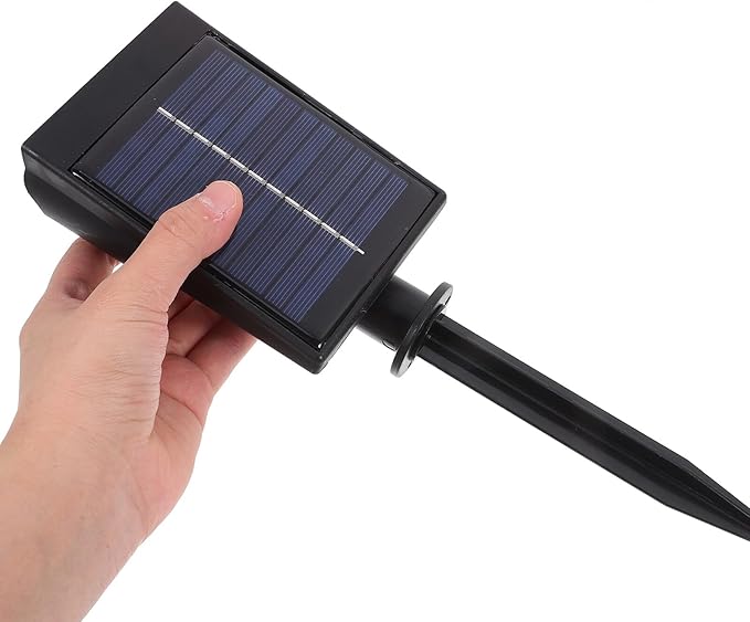 Toyvian Solar Spot Lights Outdoor 2led Warm White Waterproof Landscape Lighting for Garden Yard Patio Tree Pathway | Lumora