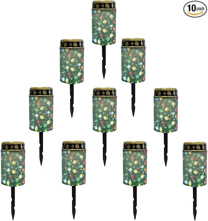 Christmas Lights Solar Lights for Festival Home Decor,Waterproof Solar Garden Stale Lights Outdoor,LED Solar Lantern Landscape Deocrative Lighting for Yard Patio Path Driveway