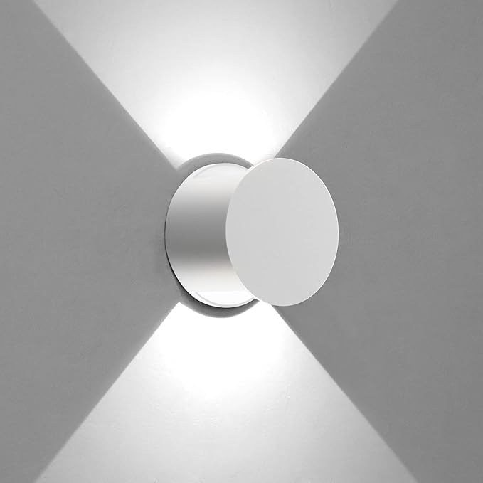 Kawell 8W Modern LED Wall Sconce Light Up Down Waterproof Outdoor Wall Lamp Indoor Hardwired for Bedroom Bathroom | Lumora