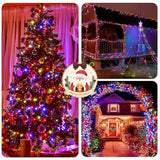 BHCLIGHT 75FT 1500LED Cluster Christmas Lights with Remote, Multicolor