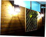 VILLCASE Vintage LED Wall Lamp Black Garden Light for Outdoor Patio Balcony Corridor Decorative Rust Design for | Lumora