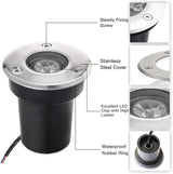 SUNRIVER Low Voltage Landscape Lights,1W Outdoor In-Ground Lights 12V-24V LED Landscape Lighting for Paver, Deck | Lumora