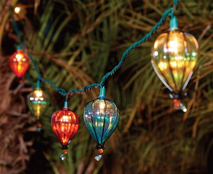 11FT Fairy String Lights with 10 Color Bulbs Decorations, Outdoor Tropical Beach Theme Lights Patio String Lights | Lumora