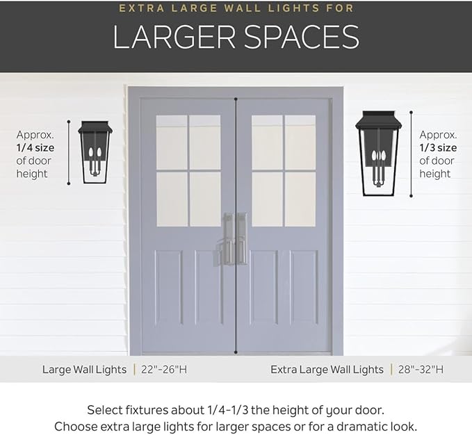 Kichler Courtyard 3-Light Outdoor Wall Light in Rubbed Bronze Finish with Clear Seeded Glass Shades for Porch | Lumora