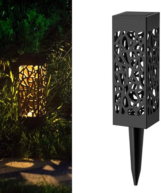 Juesi Solar Powered LED Garden Lights, Automatic Led for Patio, Pathway, Yard and Garden, 1pc