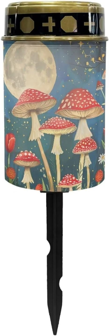 Mushroom Solar Lights Outdoor LED Solar Light Long Lasting Solar Light Bright Solar Garden Lights Waterproof Garden Lights for Walkway Driveway Outdoors
