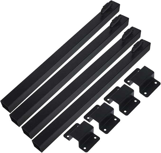 4pcs Hanging Lights for Outside Outdoor String Light Poles Solar Lighting Pole Easy Install Support Rods | Lumora